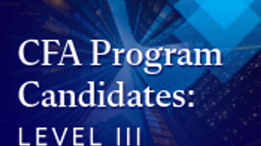 CFA Program Level III Group.png